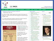 Tablet Screenshot of ericmackonline.com